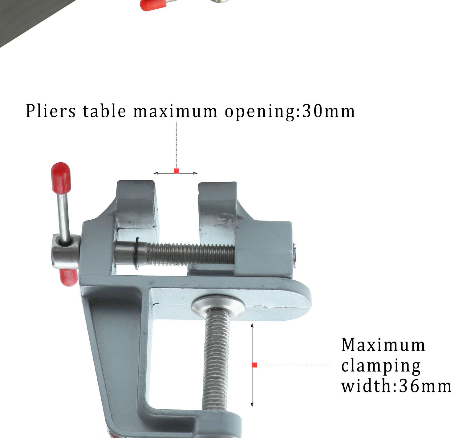 Mini Bench Aluminium Alloy Jewelry Accessories Tools Vise Clamp