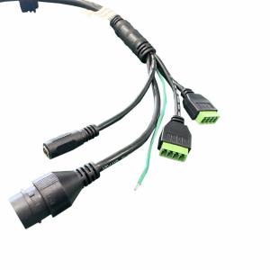 Wholesale CCTV Security IP Camera Power Cable RJ45F 3.5PITCH 4 PIN Wire Display 010 from china suppliers