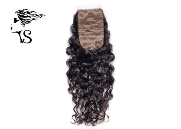 Curly Silk Base Lace Frontal Closure Hair Toppers For Women's Thinning Hair Deep