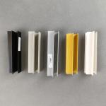 Corner Molding Pvc Slatwall Panel White Black Grey Color Decorative