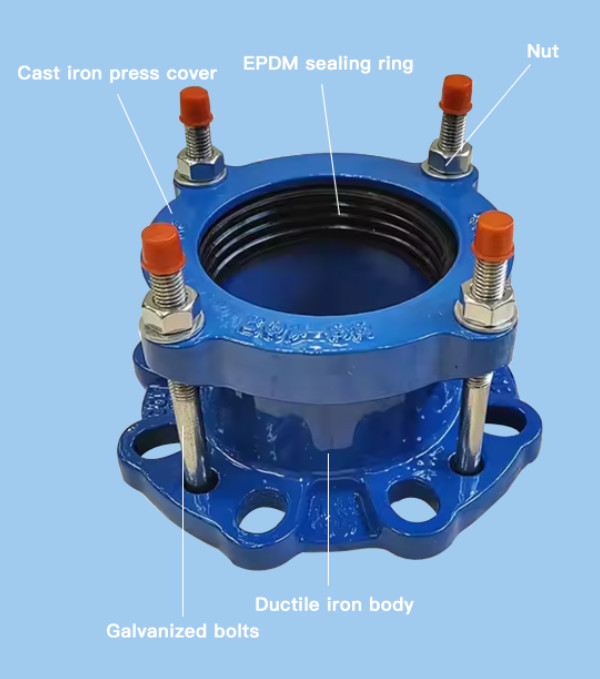 2 Inch Flange Joint Type Universal Flange Adapter Quick Connect