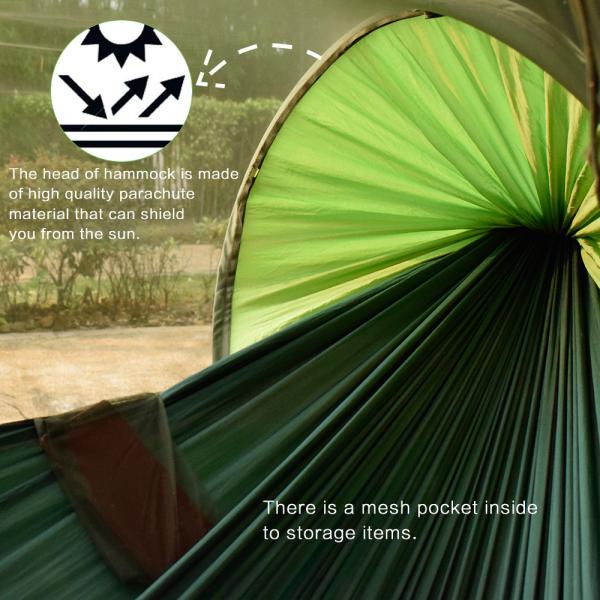 3 min set up 98x47in Lightweight Portable Hammock