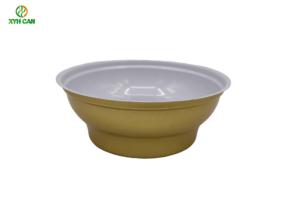 Wholesale 2 Piece Can Food Soup Packaging Round Bowl Shape with White Oil Inner from china suppliers