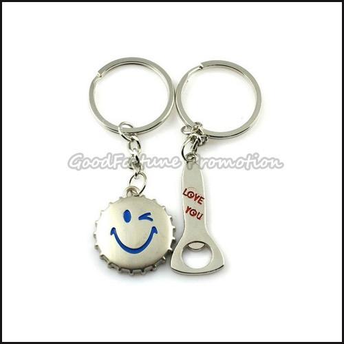 customed promotional gift printed logo bottle opener caps lid cover keychain
