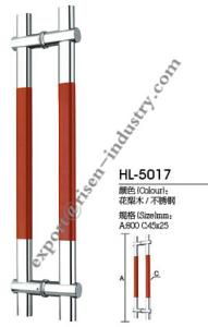 Wholesale Stainless steel door handle HL5017, dia45 X 25 X 800 from china suppliers