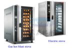 Commercial Electric Gas Heating Trays Hot Air Rotary Oven Equipments For Cooking