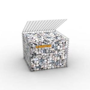Wholesale Garden Wall 5mm Gabion Baskets 1mx1mx1m Heavy Duty Galvanised from china suppliers