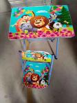 Kids Toddler Adjustable Desk And Chair For Teenage Girl Youth 70x45x61CM