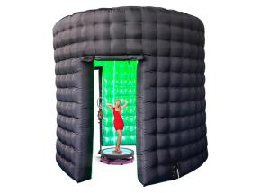 Wholesale Colorful Inflatable Selfie Booth Advertising LED Portable Photo Booth Tent from china suppliers