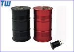 Aluminum Alloy Oil Barrel Mini 4GB Pen Drive USB Memory Stick Free Key Ring
