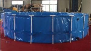 Wholesale 40000L Collapsible PVC Tarpaulin Round Fish Tank Fish Pond Plastic Tank Outdoor Fish Pond from china suppliers