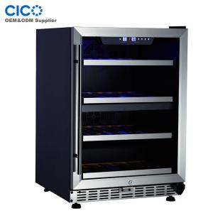 Wholesale Electric Dual Temperature Wine Cooler Fan Cooling Fashionable Design from china suppliers