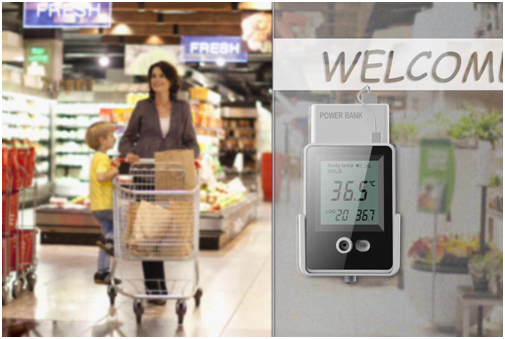 Alarm Voice AI Doorbell AI Face Recognition Thermometer