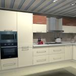 Factory ISO Lacquered Modern Kitchen Cabinet Large Pantry Bar Sink