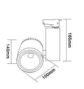 With CE, ROHS certification led spotlight track for showroom supplier:
