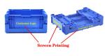 Industrial Packaging Folded Size 365*275*80mm PP Collapsible Plastic Storage