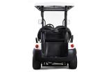White Four Wheels 6 Person Golf Cart , Road Legal Golf Buggy With Long Roof