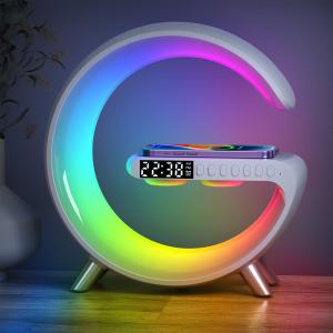 Wholesale Compatible Wireless Bluetooth Speaker Qi Charger CE Certified  With Night Lamp from china suppliers