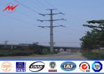 33 Kv High Tension Line Steel Tubular Pole Bitumen Protection