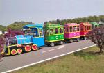 Outdoor Electric Trackless Train / Shopping Mall Train 42 Set Bee Series