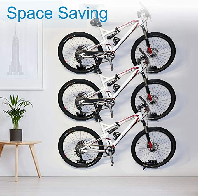 Wall Mounted Indoors and Outdoors Bike Storage Brackets with Single-side Structure