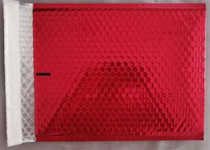 Wholesale Red Shiny Bubble Mail Bag Logo Customized Dimension Tolerance ±0.2 from china suppliers