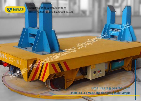 Steel Industry Motorized Pallet Turntable Non - Slip Surface For 90 Degree
