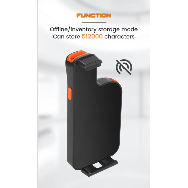 Mobile Phones Barcode Scanner 2d BT Back Clip with Iphones Barcode Scanner for Point of Sale System