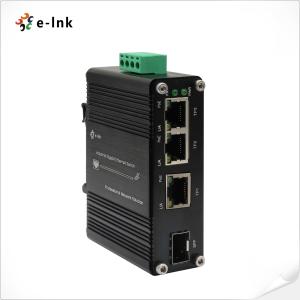 Wholesale Outdoor Industrial 3 Port Gigabit 30w 802.3at PoE Switch With 1 Port 100/1000x SFP Fiber from china suppliers