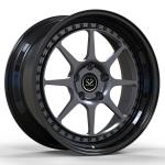 Forged 2 Piece Barrel Wheels Center Matte Dark Grey 19inch 19x9 20inch 20x11