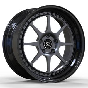 Wholesale Forged 2 Piece Barrel Wheels Center Matte Dark Grey 19inch 19x9 20inch 20x11 from china suppliers
