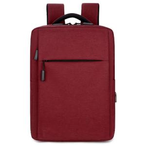 Wholesale 210D Nylon Red Waterproof Computer Bag Casual Travel Daypack With Luggage Strap from china suppliers