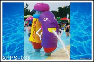 Wholesale Fiberglass, PVC Kids Recreation Waterpark Equipments, Pencil Spray Park Equipment from china suppliers