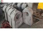 ISO9001 Cement Bimetallic Crusher Hammer Manganese Steel Casting