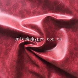 Wholesale OEM PU Synthetic Leather Embossed Crazy Horse PVC Synthetic Leather for Shoes / Bags from china suppliers