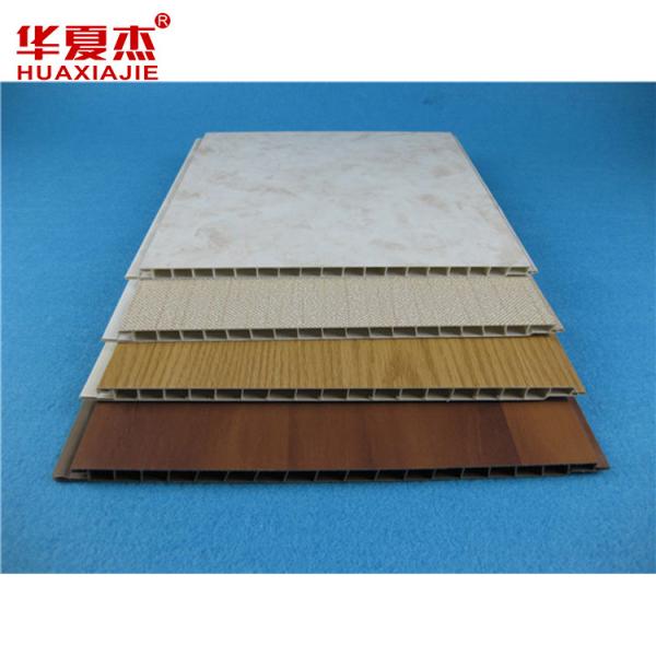 Waterproof Strip PVC Ceiling Panels wooden grain PVC wall panel For Residential