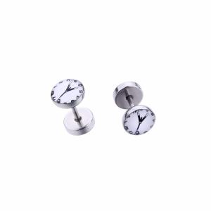 Wholesale Wholesale Stainless Steel Clock Logo Fake Ear Piercing,Cheater Ear Piercing,Cheater Plugs from china suppliers