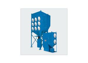 Wholesale High Filtration Downflow Cartridge Dust Collector , Horizontal Industrial Dust Collector Welding Fume from china suppliers