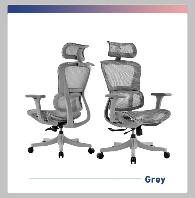 High Elastic Executive Office Chair Wear Resistant Fabric Ergonomic Office Chair