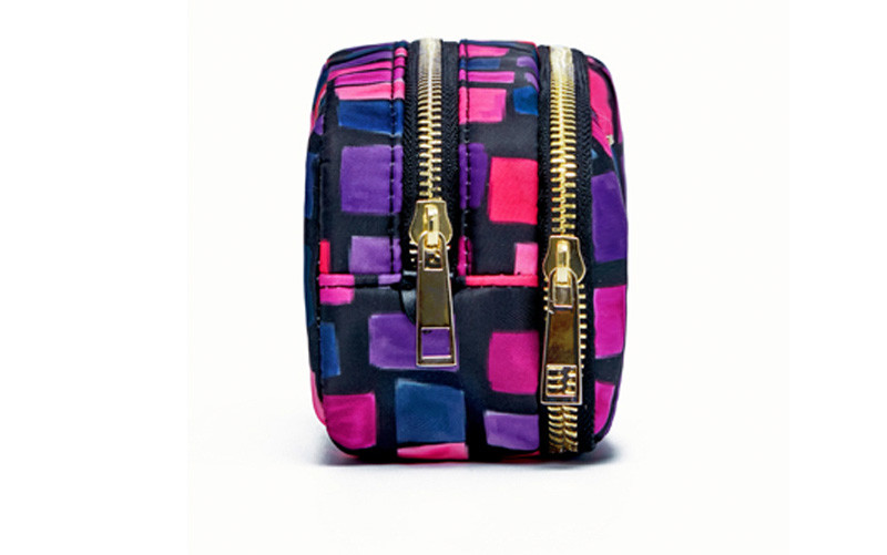 Custom Women Travel L19*D7*H8.5Cm Polyester Toiletry Bag