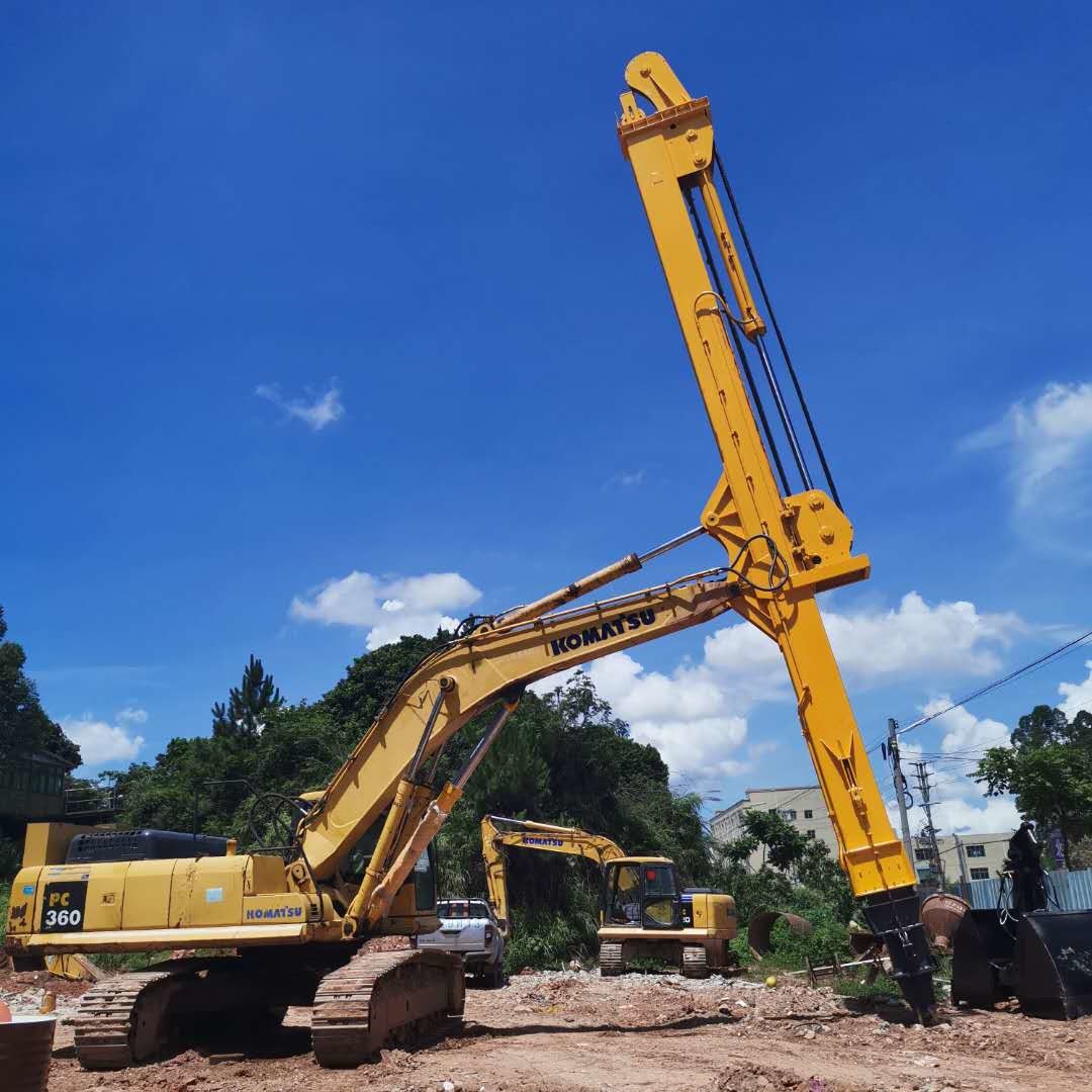 0.4cbm 12t Overlength Excavator Telescoping Boom for streets construction