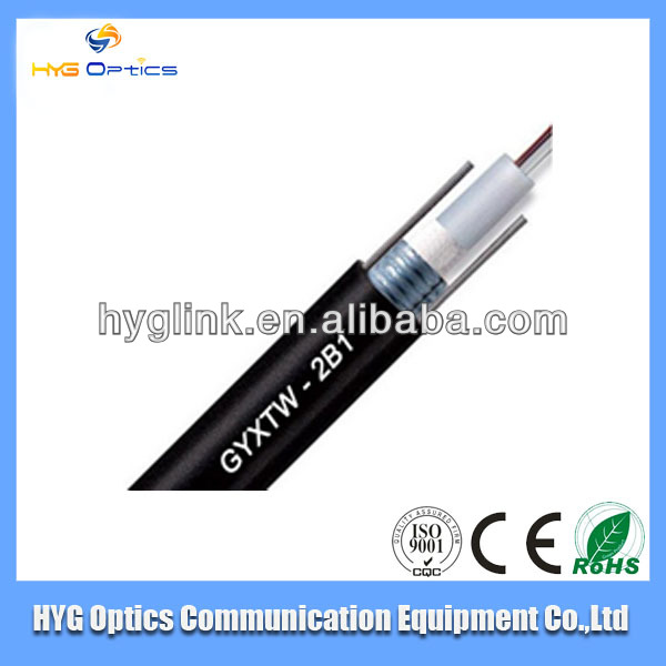 GYXTW Outdoor Fiber Cable With HDPE Sheath Water Blocking