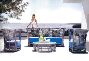 Wholesale YLX-RN-004 Water Proof Rattan Sofa Chair and Table from china suppliers
