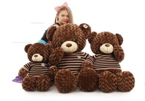 Wholesale The cheapest Sweater Teddy plush toys from china suppliers