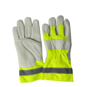 Wholesale Goat Grain Leather Anti-slippery Work Gloves for Gardening/Construction/Motorcycle from china suppliers