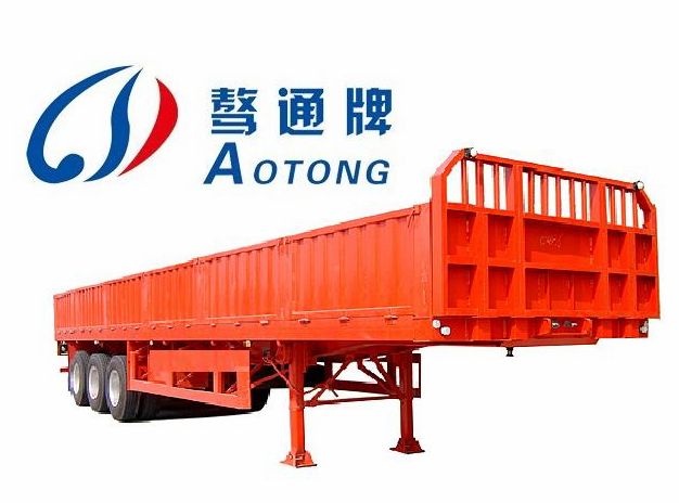 Detachable Sidewall Semi Trailer with 2''/3.5'' Bolt Type Kin Pin and 50000KG Max Payload