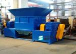 Double Shaft Plastic Recycling Pellet Machine For Rubber Wooden Material