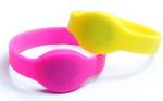 Anti Collision Silicone RFID Chip Wristband For Person Identification Membership