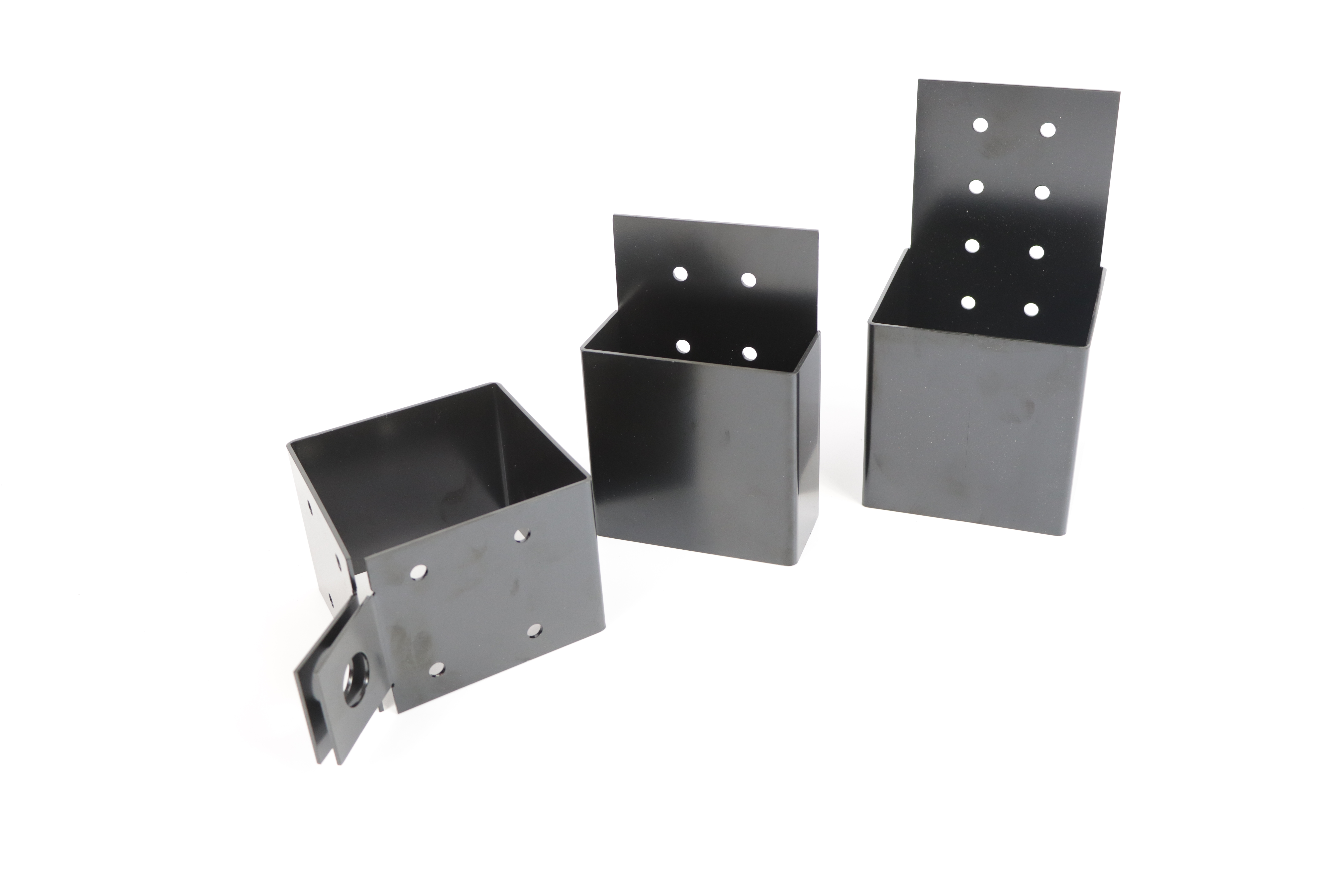4*4 Wood Post Base Pergola Brackets Kits with Steel Q235B and Electrophoretic Coating