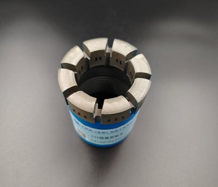 NQ Impregnated Diamond Bit Wedge type Good Fluid evacuation